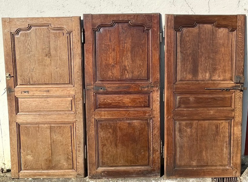Set Of Three 19th-century Double-sided Doors 