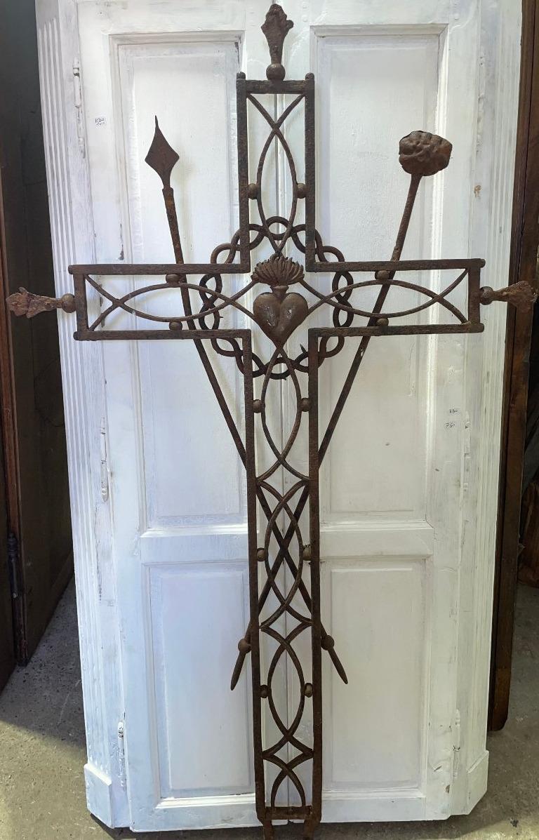 Antique Wrought-iron Cross