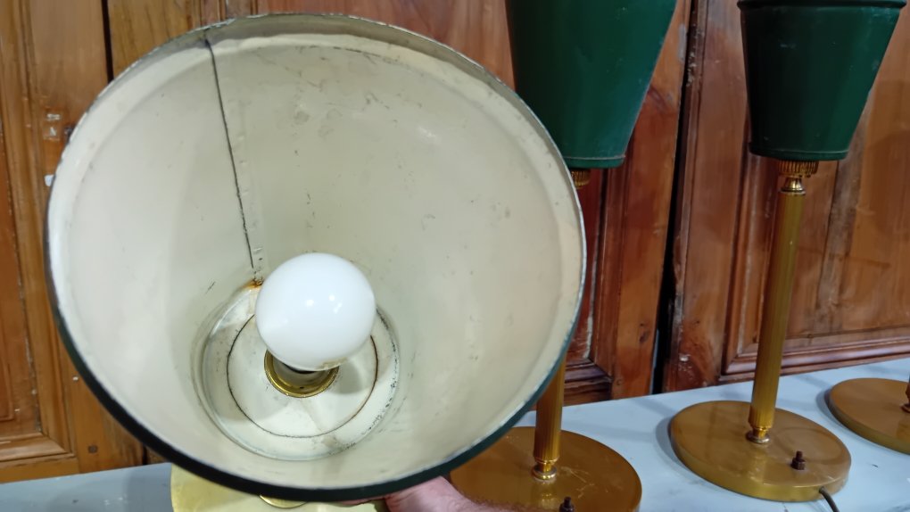 suite de 5 lampe du senat, mobilier national des domaines 1960-photo-3