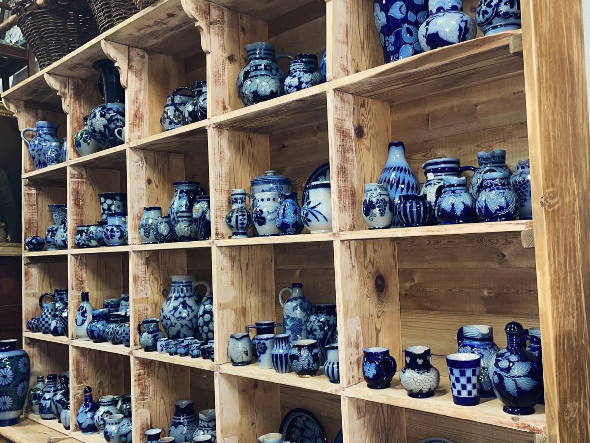 importante   Collection  de  Grès  d'Alsace 19 eme  -  20 eme poterie soufflenheim-photo-2