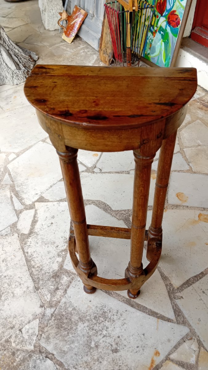 18th-century Oak Cantor's Stool