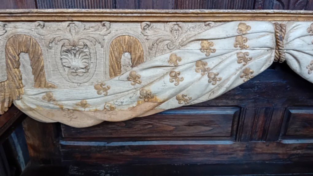 Rare Restored Oak Canopy Bed, 2.80 M-photo-3