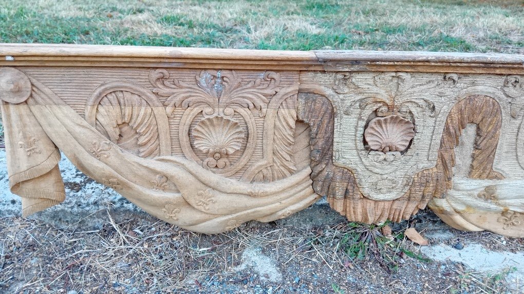 Rare Restored Oak Canopy Bed, 2.80 M-photo-1