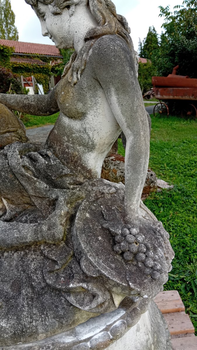 Reconstituted Stone Garden Fountain-photo-8