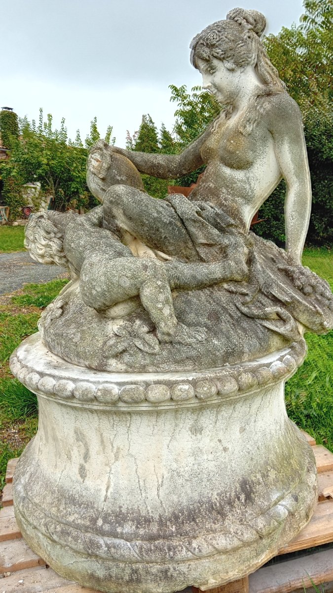 Reconstituted Stone Garden Fountain