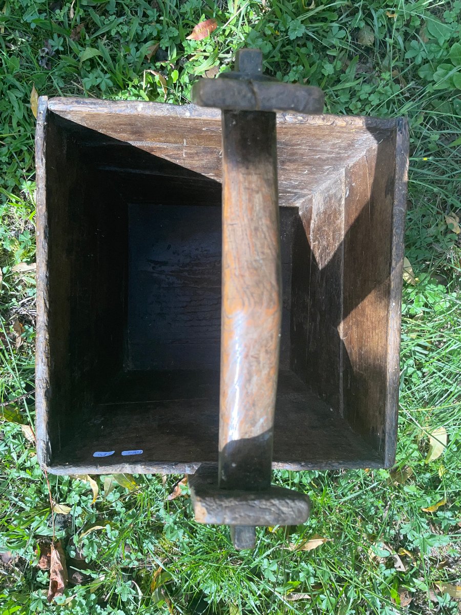 Antique Rice Bucket From The 19th Century-photo-3