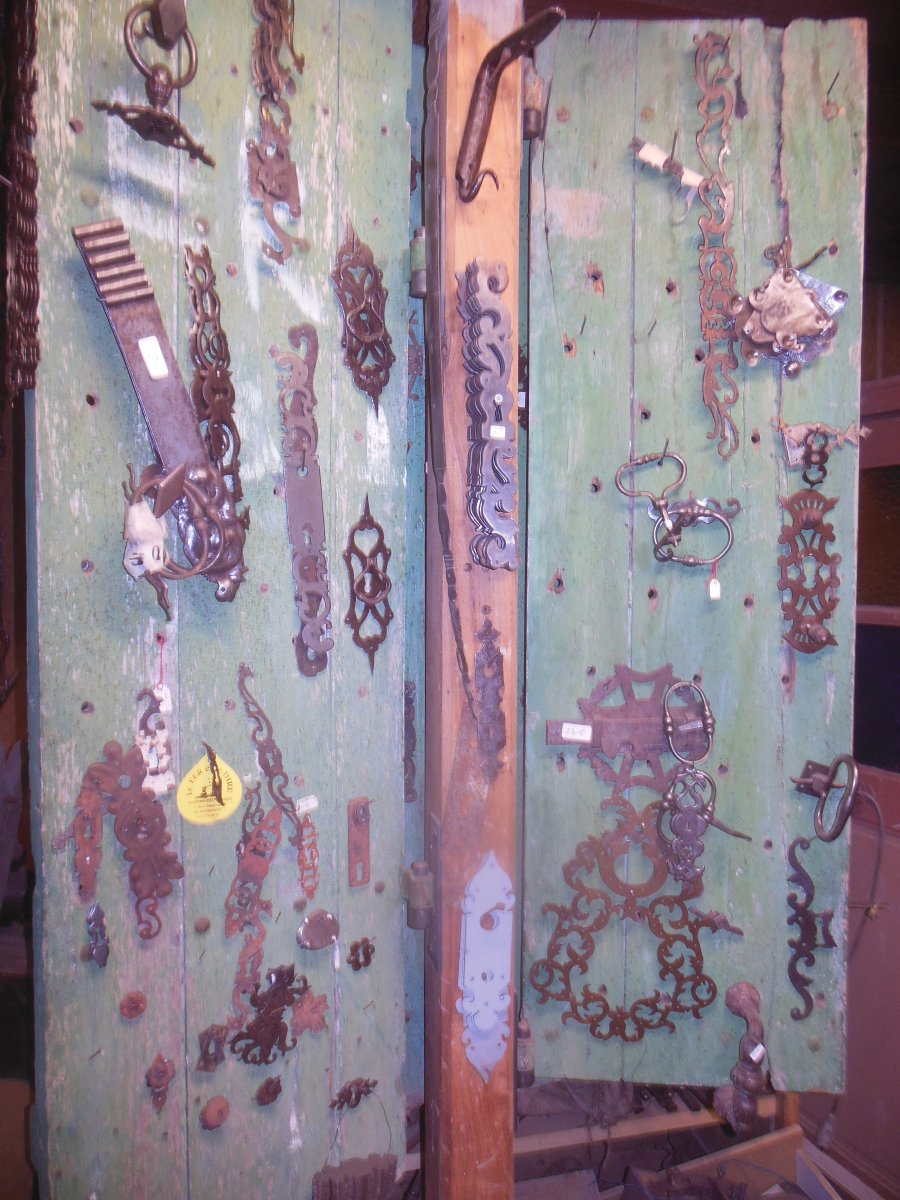Very Large Choice Of Hinges, Mustaches, Hinges In Iron Forge-photo-5