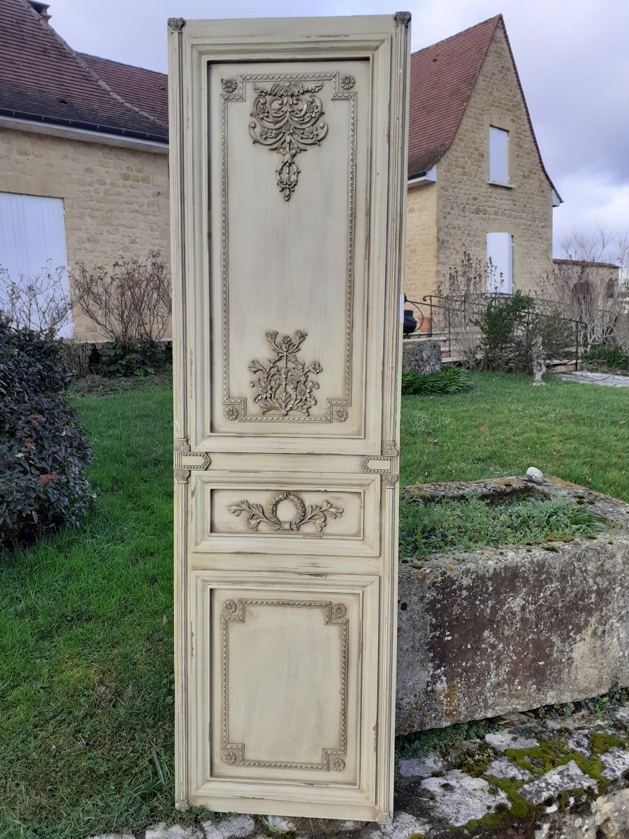 Rare Porte Style Louis XVI  Deco 1900, boiserie en hêtre