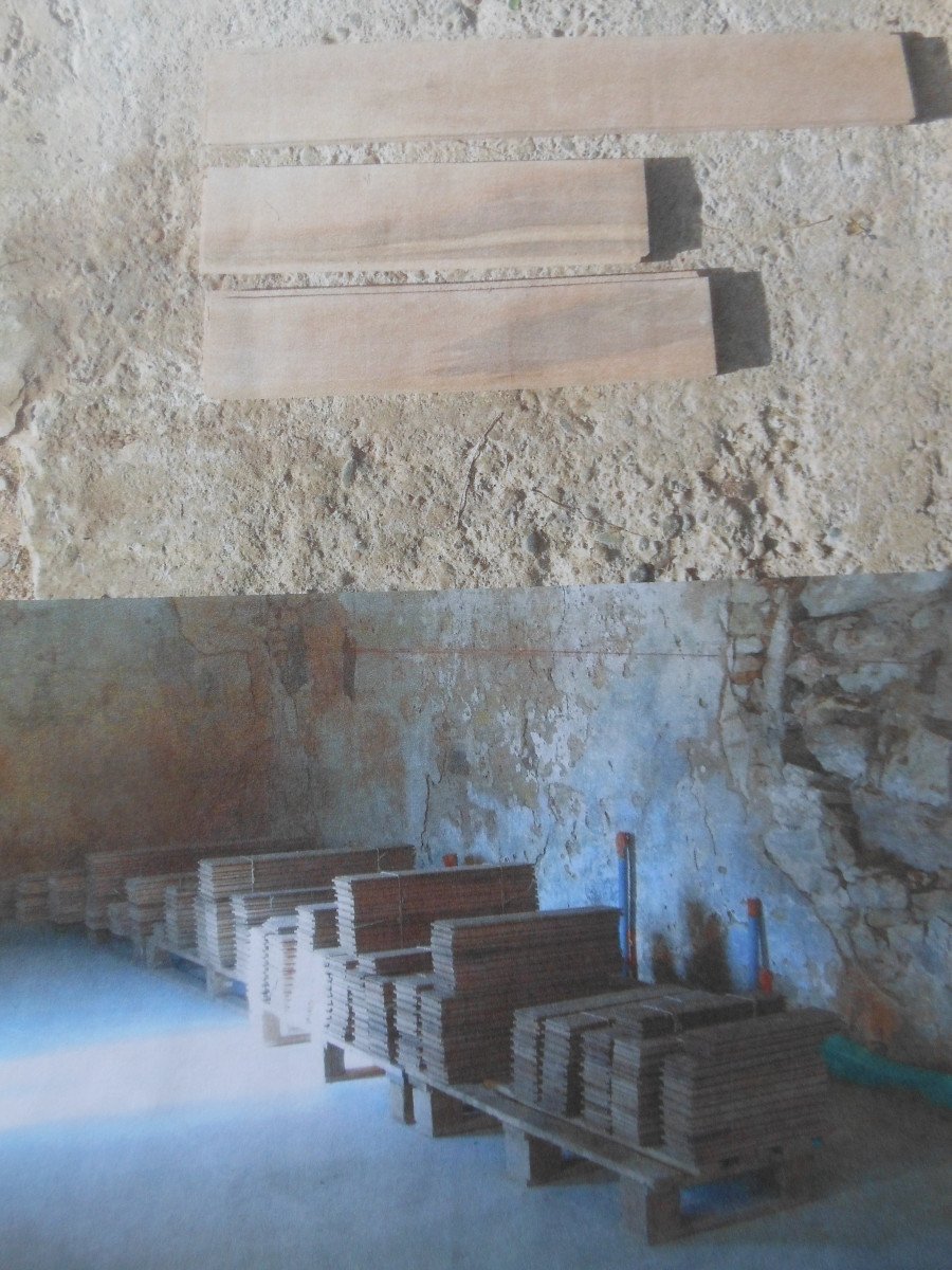 21 M2 De Plancher En Noyer Bouveté parquet bouveté