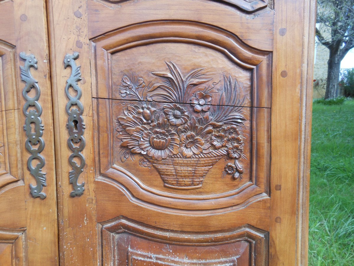 Ravissante Paire  De Portes De Placard Etroites-photo-2