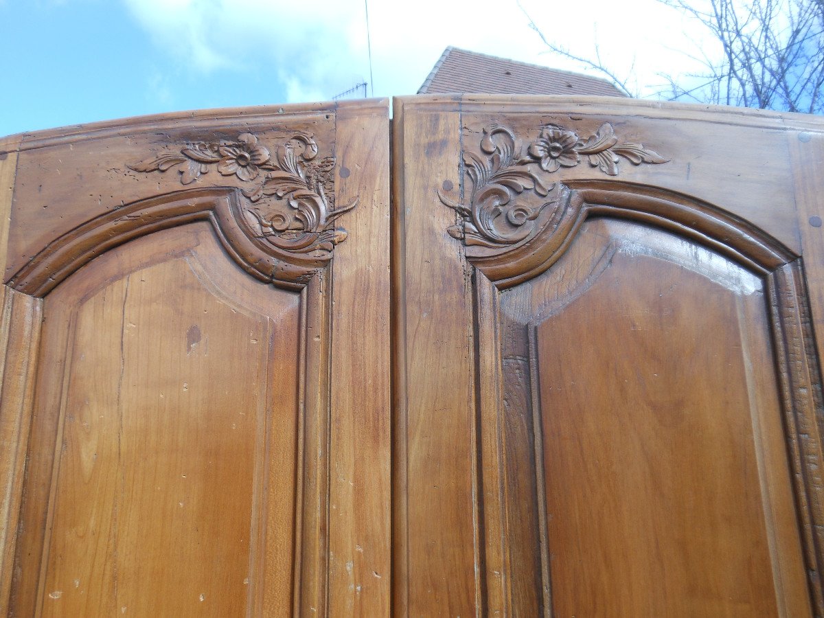 Ravissante Paire  De Portes De Placard Etroites-photo-3