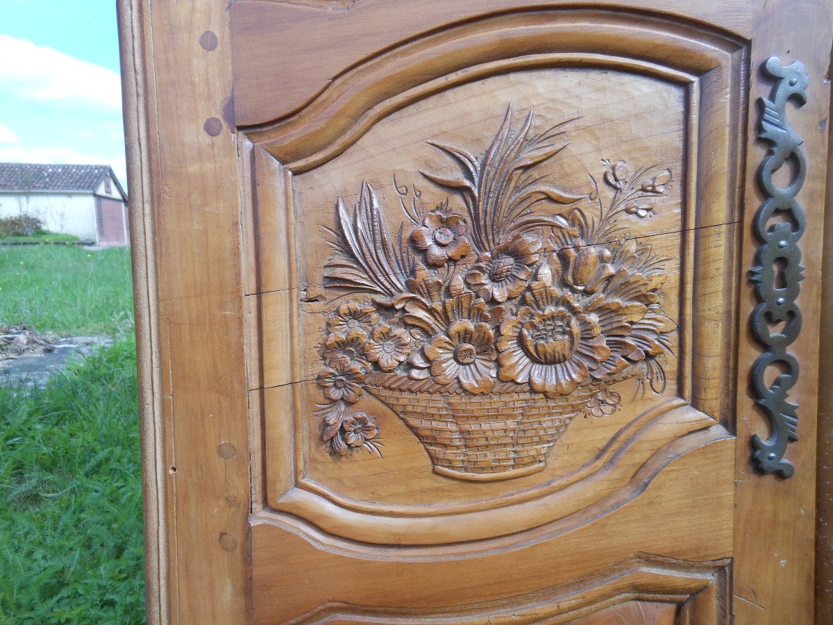 Ravissante Paire  De Portes De Placard Etroites-photo-4