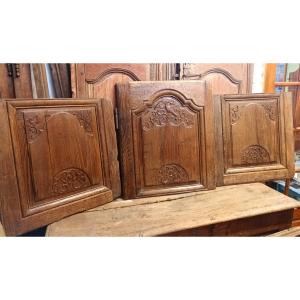 18th Century Cupboard Doors Decor At La Pie In Chestnut