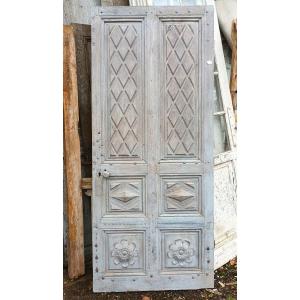 19th Century Double-sided Oak Door