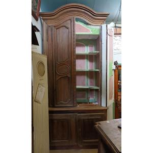 Large Regency 18th Oak Cupboard, 18th Century Patinated Double Cupboard