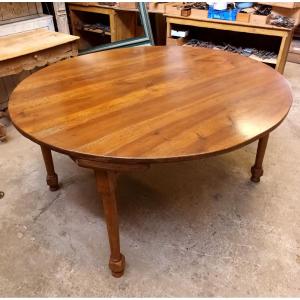 Large 19th Century Convivial Harvest Table, 19th Century Harvest Table