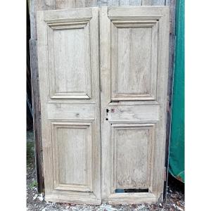 Another Good Pair Of Louis 14 Doors, Oak Woodwork 17 Eme