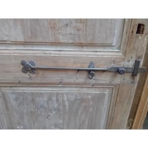 Modeste Petite Porte En Tilleul 72 Cm Avec Cadre 19 Eme