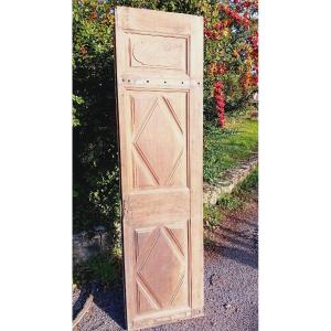 petite porte louis XIII  en noyer, boiserie  double face  17 eme