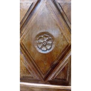 Pair Of Beautiful 17th-century Closet Doors, Walnut Woodwork