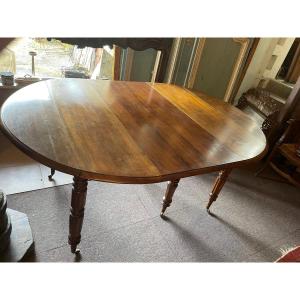 Table Louis Philippe avec deux rallonges