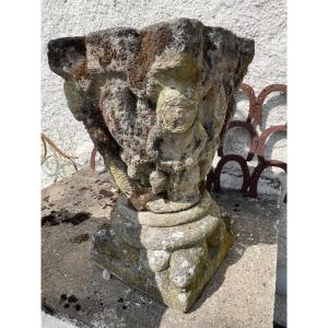 Jardinière en pierre reconstituée 20e siècle