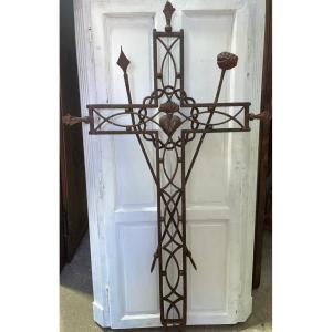 Antique Wrought-iron Cross
