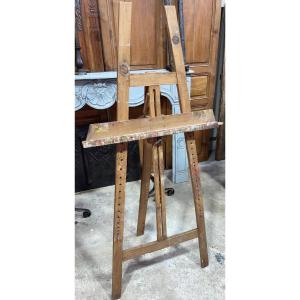 Antique Easel From The 20th Century
