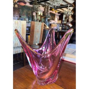 Val Saint Lambert Solid Crystal Vase