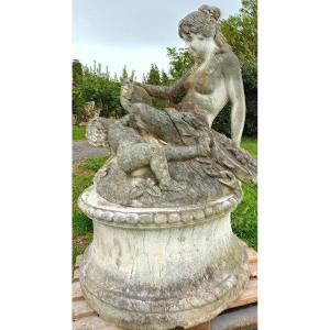 Reconstituted Stone Garden Fountain