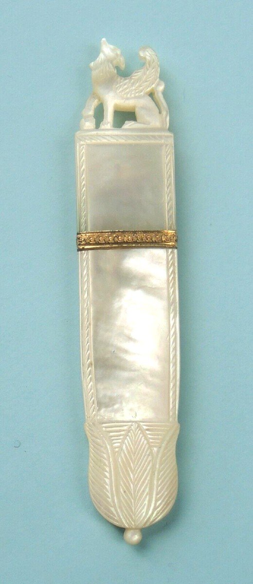 Needle Case Sewing Necessary Mother-of-pearl Palais Royal-photo-3