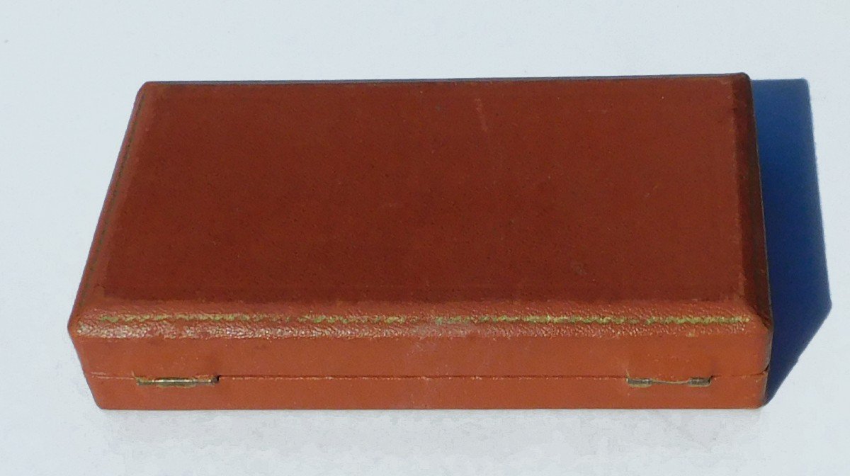 Early 20th Century Silver Sewing Kit, Scissors, Thimble, Embroidery Punch-photo-5