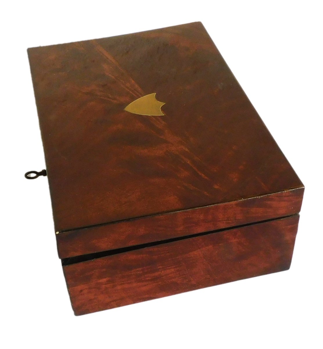 Travel Kit Sewing Embroidery Crochet Mahogany Box Palais Royal Early 19th Century-photo-1