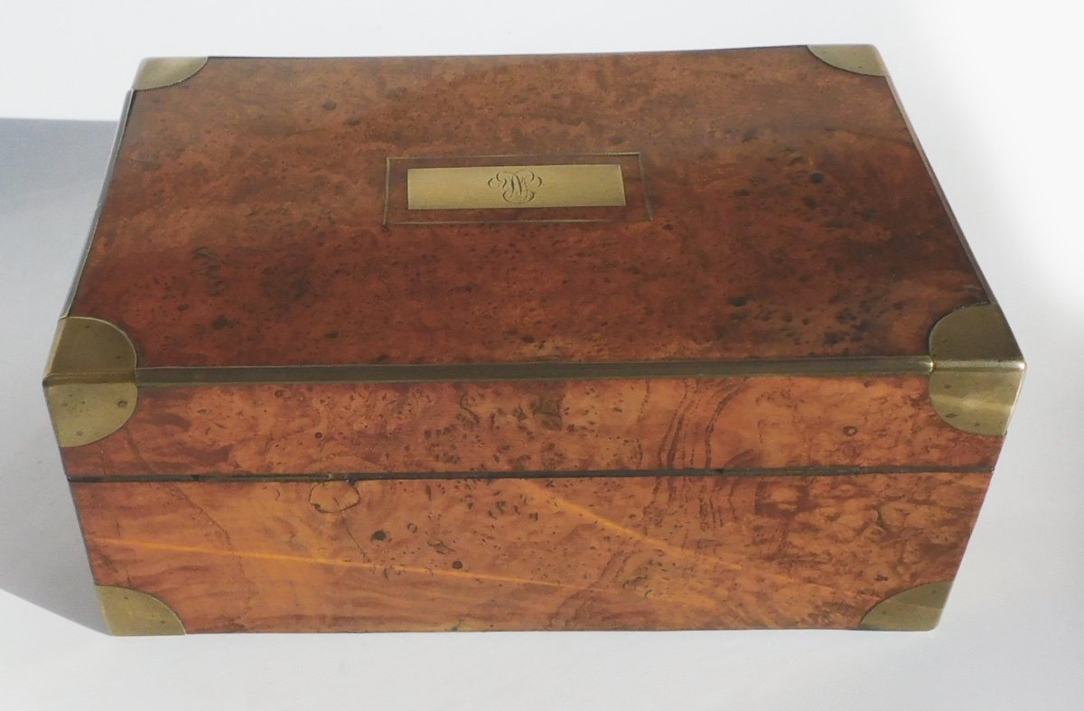 Travel Box For Ladies Toiletries Couture Embroidery Early 19th Century "lemaire" Supplier To The King-photo-4
