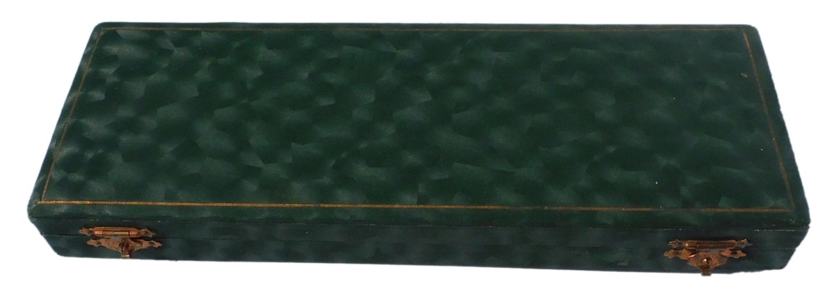 Coffret Nécessaire d'écriture Argent Massif Ouvre Lettre Sceau Porte Plume fin XIXe début XXe-photo-4