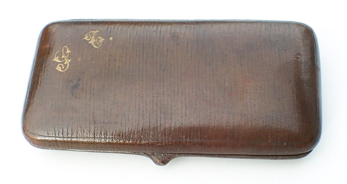 Late 19th Century Solid Silver Sewing Kit: Embroidery Scissors, Ripper, Awl -photo-5