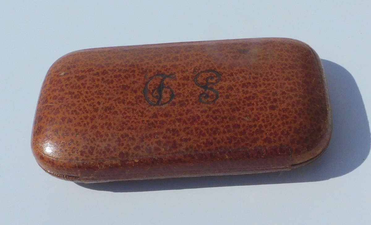 ANCIEN NECESSAIRE DE COUTURE VERMEIL ARGENT MASSIF fin XIXe début XXe ciseaux-photo-6