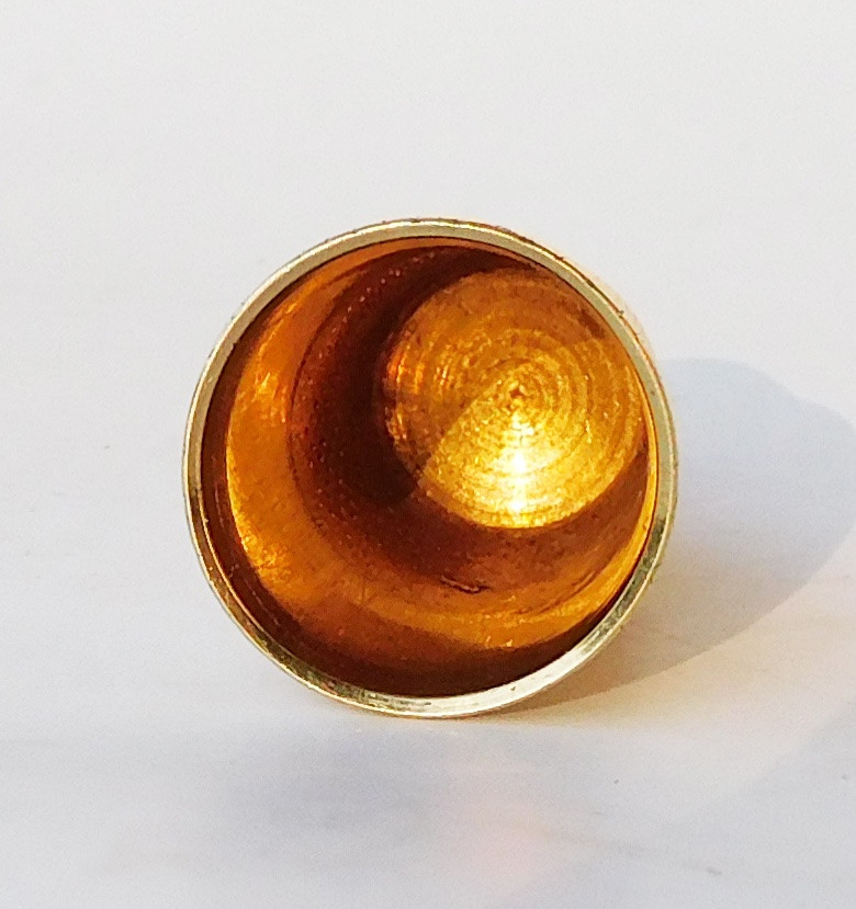 Solid 18-karat Gold Thimble, Late 19th/early 20th Century, Sewing Kit-photo-2