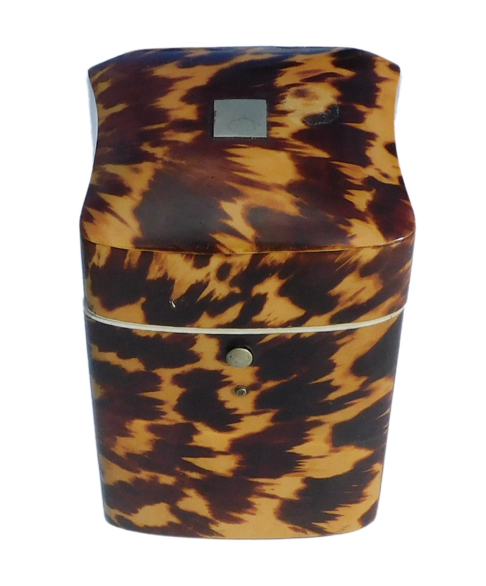 Coffret Nécessaire De Couture Voyage Anciens XIXe Ciseaux Dé Coudre Façon écaille étui Aiguille-photo-2