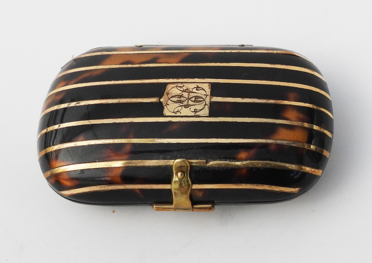 Tortoiseshell Silver Vermeil Coin Purse Late 19th Century Napoleon III
