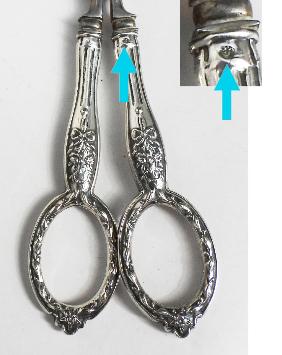 Antique Sugar Tongs 19th Century Napoleon III Silver-photo-4