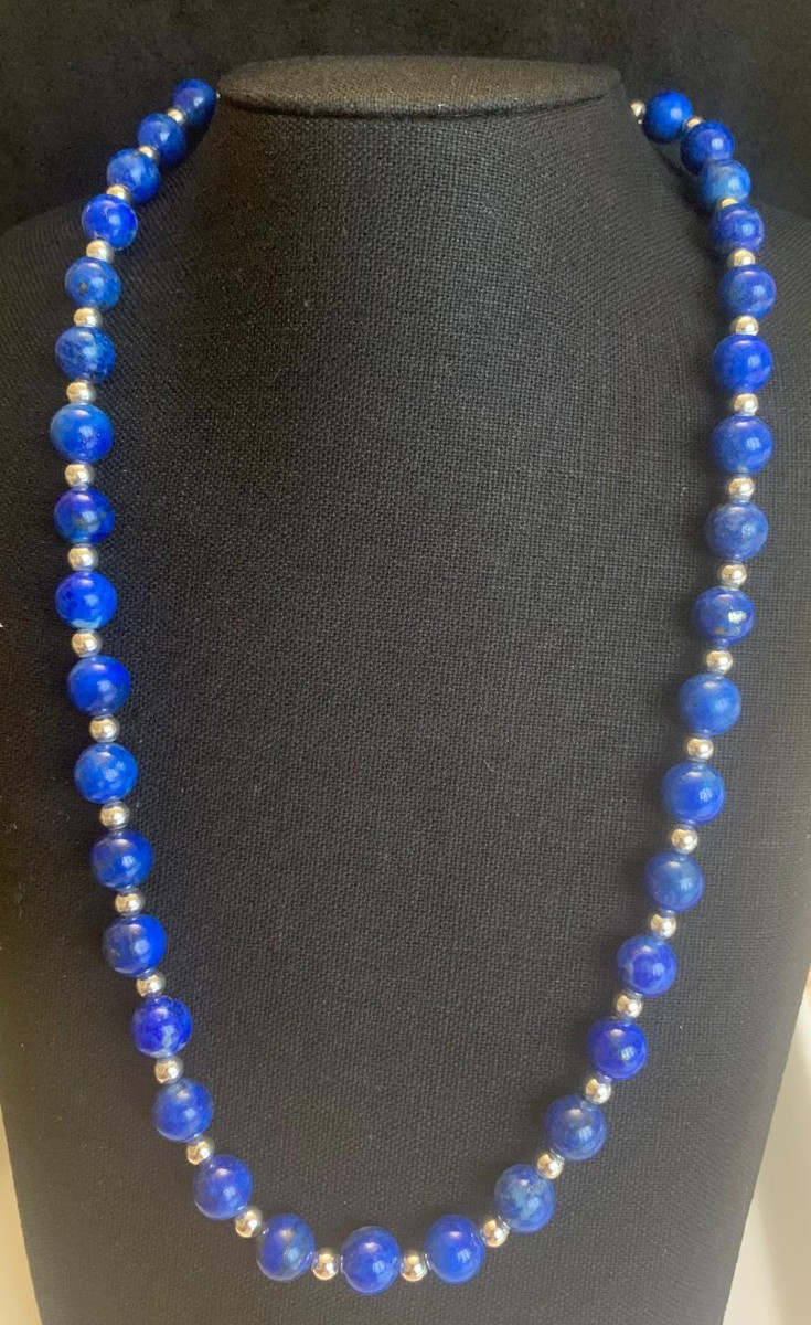Lapis Lazuli And Silver Princess Necklace