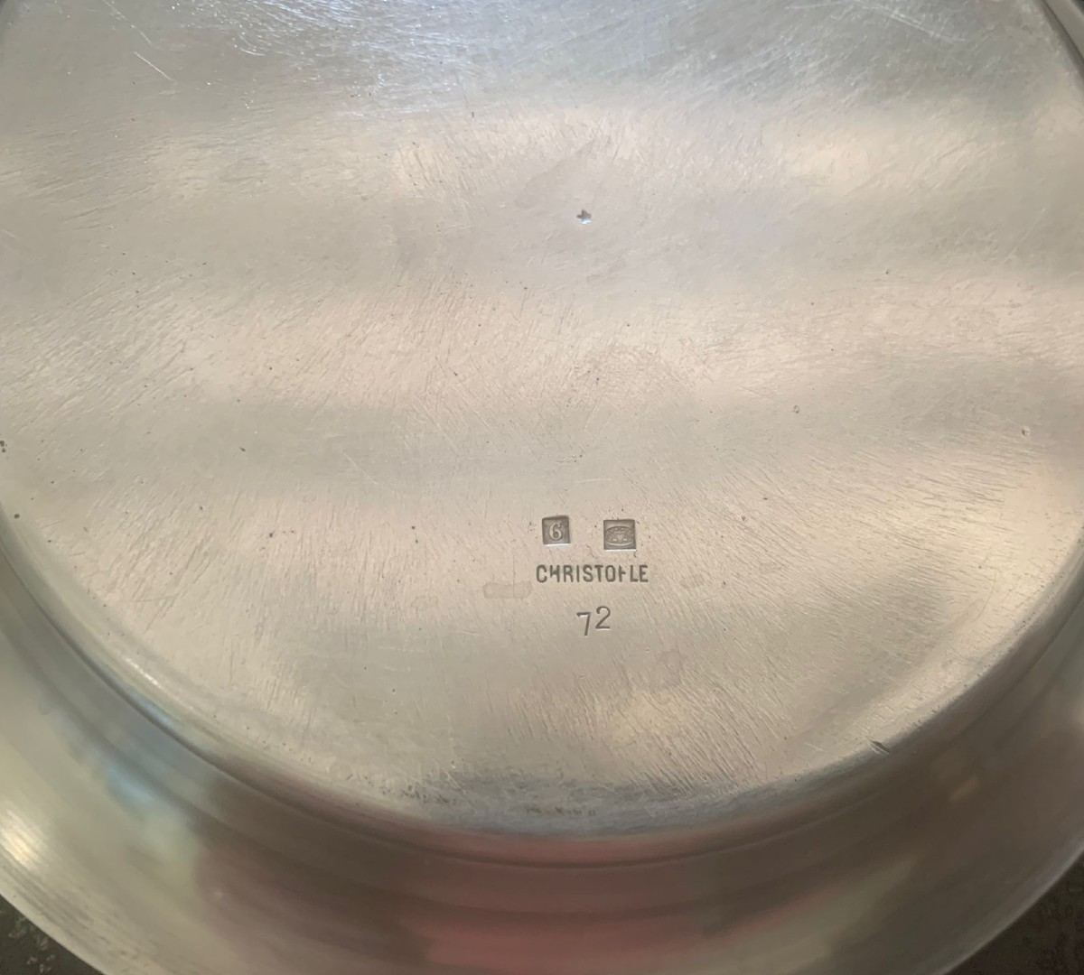 Pair Of Christofle Silver-plated Coasters-photo-2