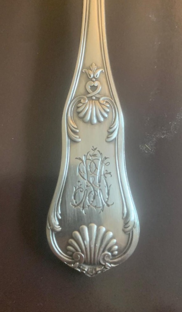 Sprinkling Spoon In 950 Thousandths Sterling Silver-photo-2