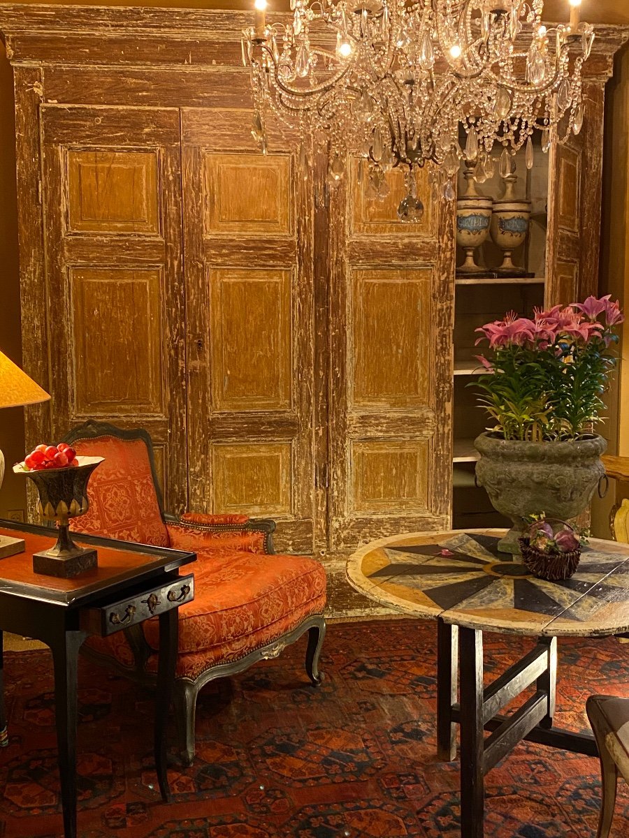 Boiserie Italienne Ouvrant Sur 4 Portes Démontable