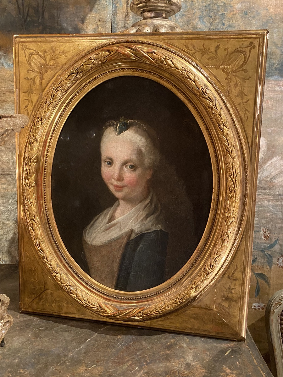 Portrait Of A Young Woman (18th-century Italian School), Rear View 