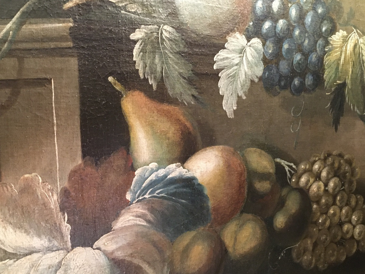 Nature-morte aux fleurs époque XIX ème ( dans l’esprit du XVII ème )-photo-3