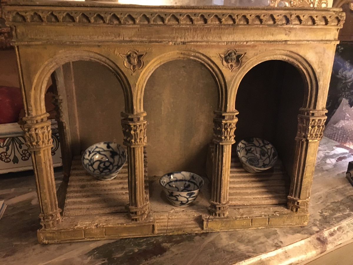 Élément d’architecture miniature ‘Loggia dei Lanzi à Florence ´-photo-4