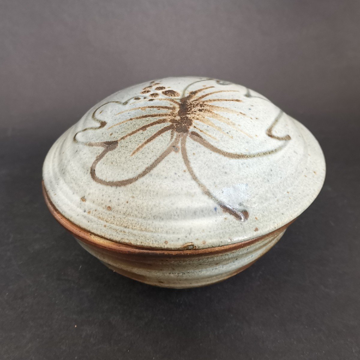 Janet Stedman (1945-1987), Superb Stoneware Covered Bowl