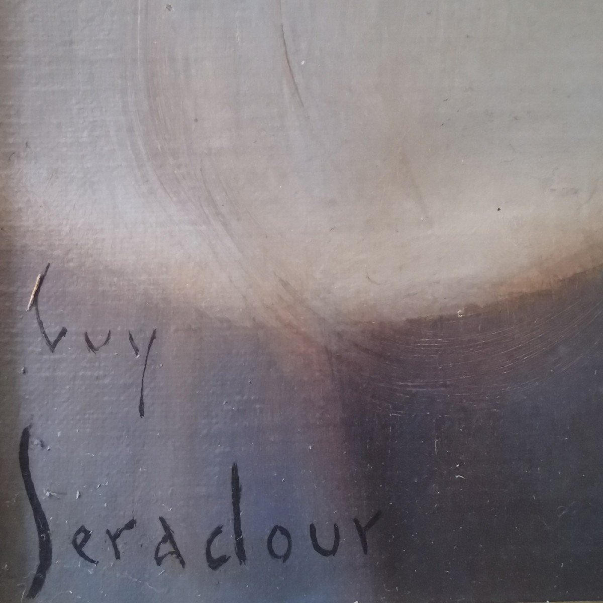 Seradour Guy (1922-2007), Portrait De Jeune Fille-photo-4
